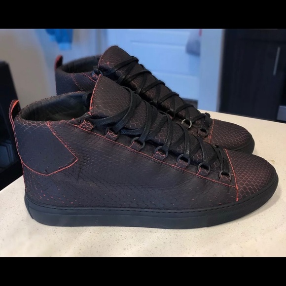 balenciaga snakeskin shoes